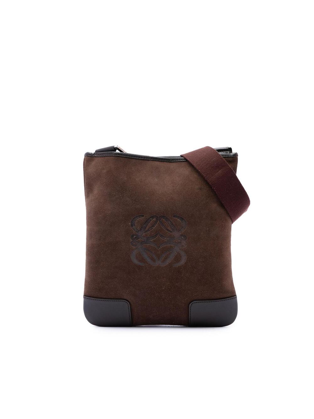 Loewe Suede Anagram Crossbody Pre-Loved #349020L49B